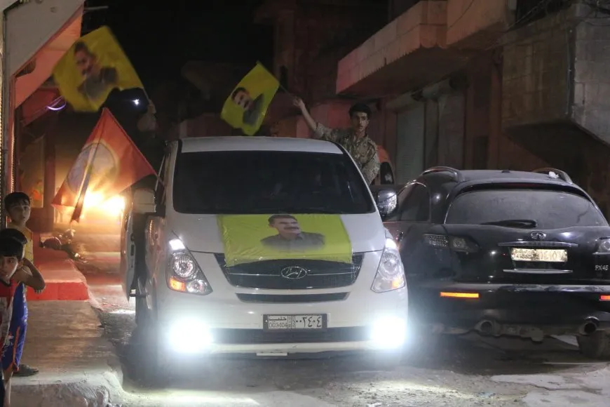 مسيرة في حلب دعماً لانتصارات الكريلا ضد المحتلين