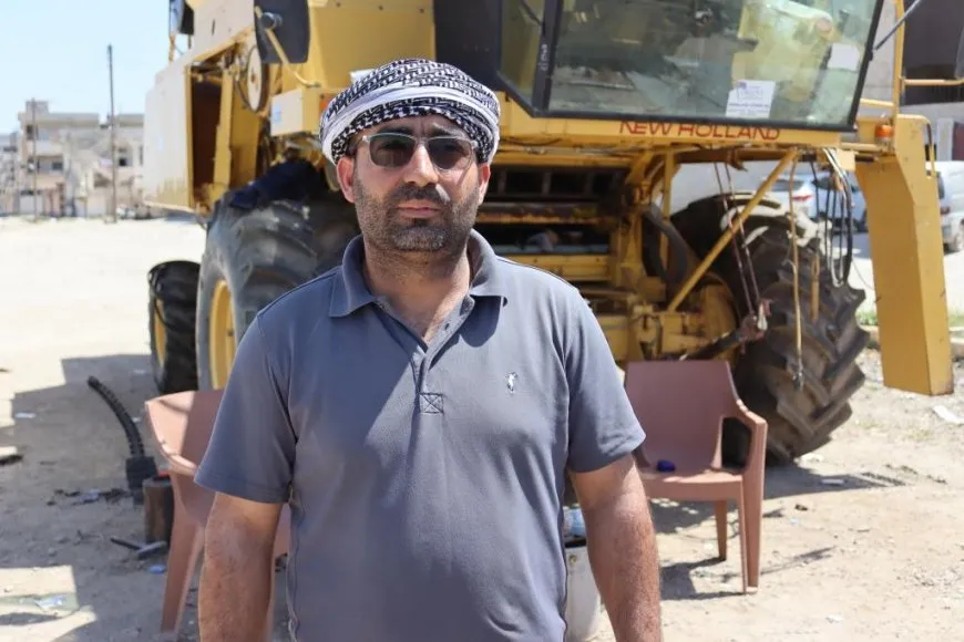 الاستعدادات تجري لموسم الحصاد واستلام القمح من المزارعين في الرقة