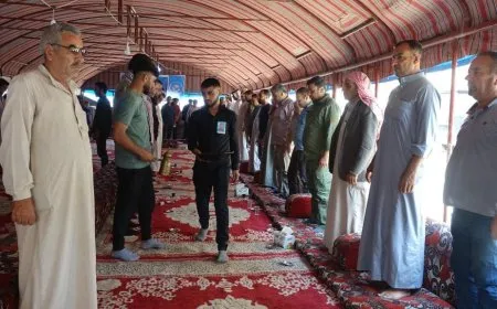 تقديم واجب العزاء لذوي عضو قوى الأمن الداخلي عدنان مصطفى محمد