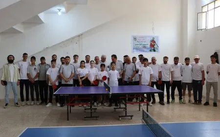 بطولة لكرة طاولة بمشاركة 23 لاعب ولاعبة في قامشلو