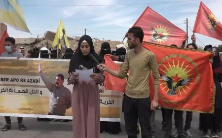التنديد بقرار السلطات التركية الأخير بحق القائد عبد الله أوجلان في دير الزور