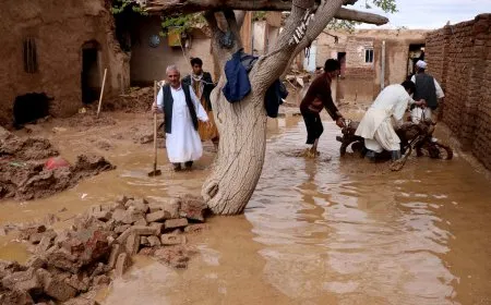 ارتفاع عدد القتلى جراء اجتياح الفيضانات شمال أفغانستان إلى 315 شخصاً