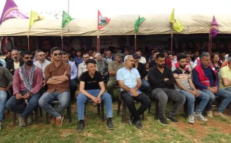 استمرار فعالية الاعتصام لليوم الثاني في الشهباء