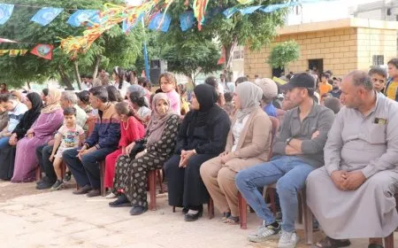 بمناسبة شهر الشهداء افتتاح حديقة في مقاطعة منبج