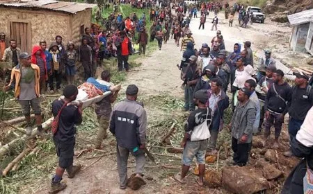 بابوا غينيا الجديدة: تقديرات أممية تفيد بمصرع 670 شخصاً بسبب انزلاق التربة