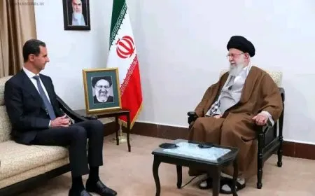 بشار الأسد يزور إيران