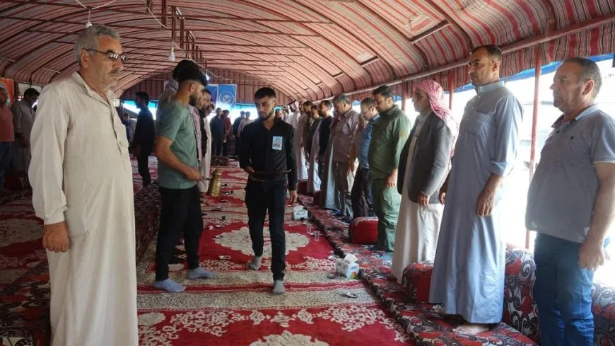 تقديم واجب العزاء لذوي عضو قوى الأمن الداخلي عدنان مصطفى محمد