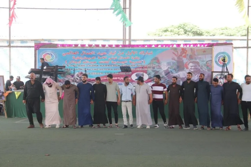 احتفالات في الرقة والطبقة ومنبح ودير الزور بيوم العمال العالمي
