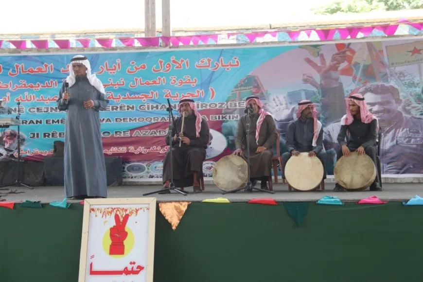 احتفالات في الرقة والطبقة ومنبح ودير الزور بيوم العمال العالمي