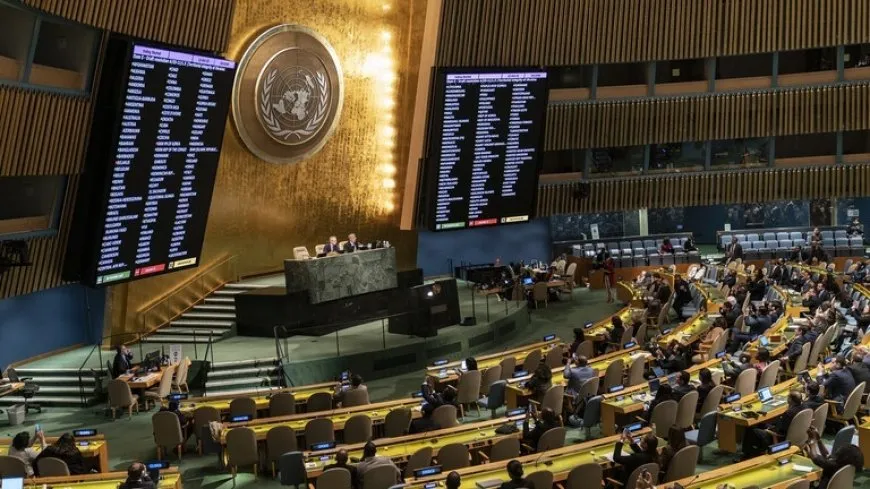 الجمعية العامة تقر بأحقية عضوية فلسطين في الأمم المتحدة