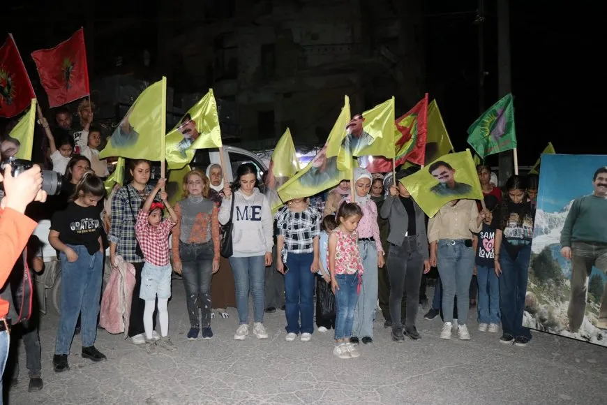 تظاهرة في حلب: مواصلة النضال حتى تحقيق حرية القائد ومساندة مقاومة الكريلا