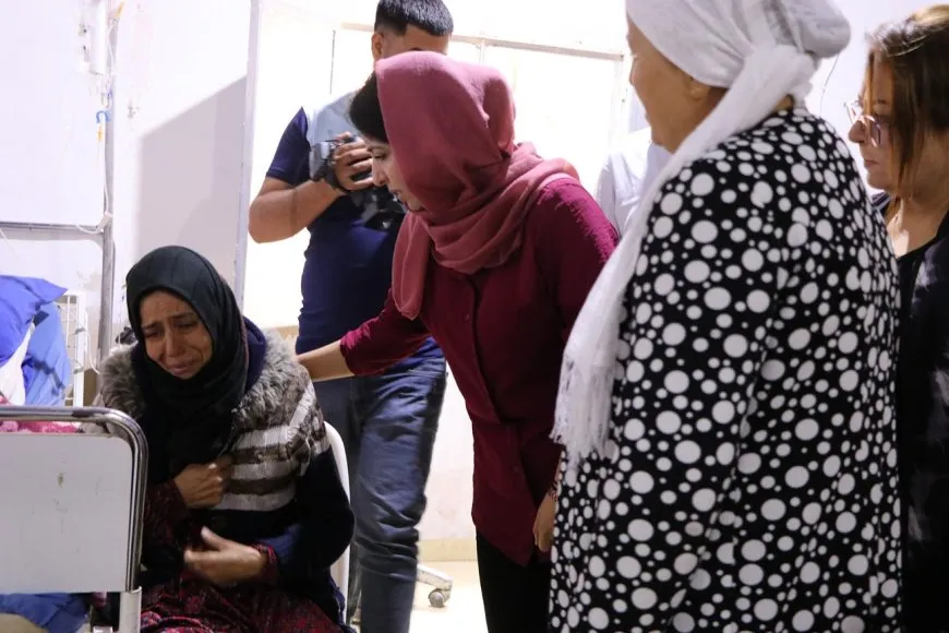 الإدارة الذاتية الديمقراطية تتفقّد مصابي القصف التركي