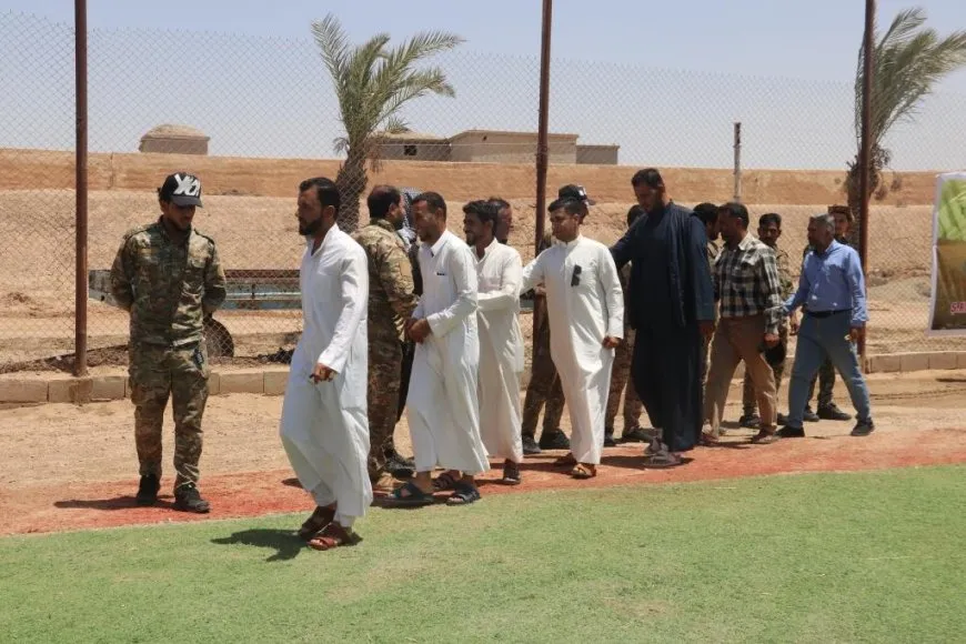 مجلس هجين العسكري يجتمع مع أهالي ريف دير الزور الشرقي