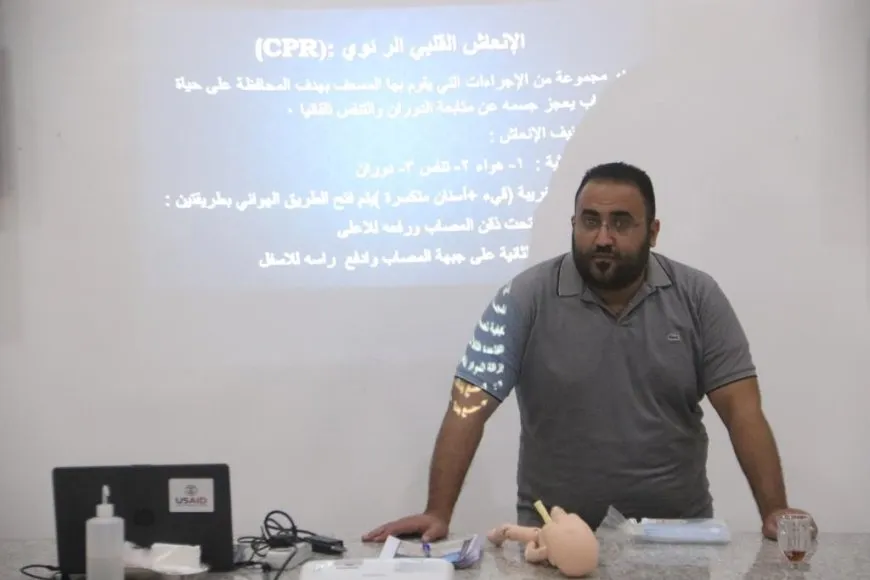 افتتاح دورة إسعافات أولية في مقاطعة الرقة