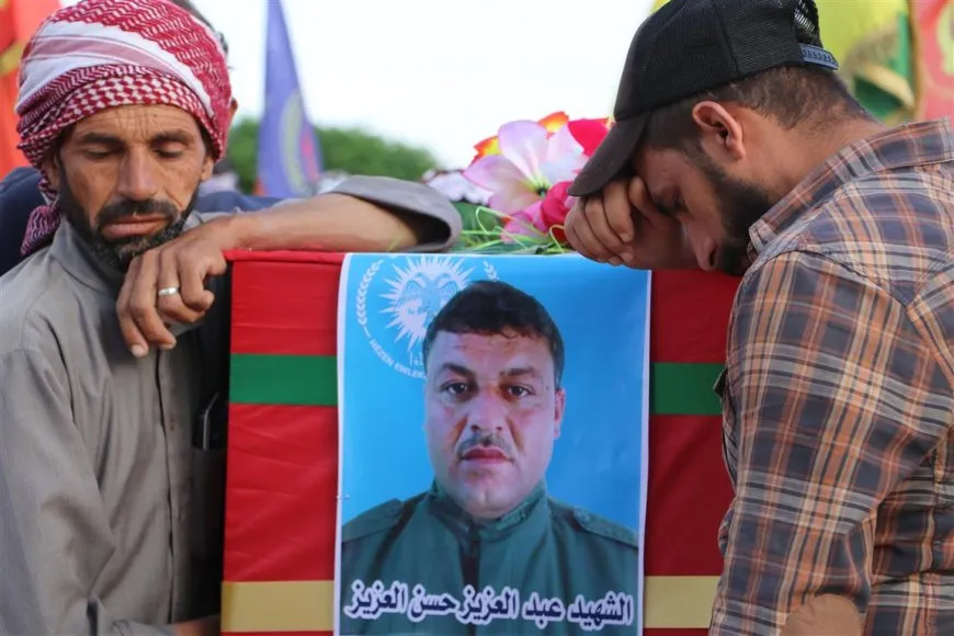 جثمان الشهيد عبد العزيز يوارى الثرى في الحسكة