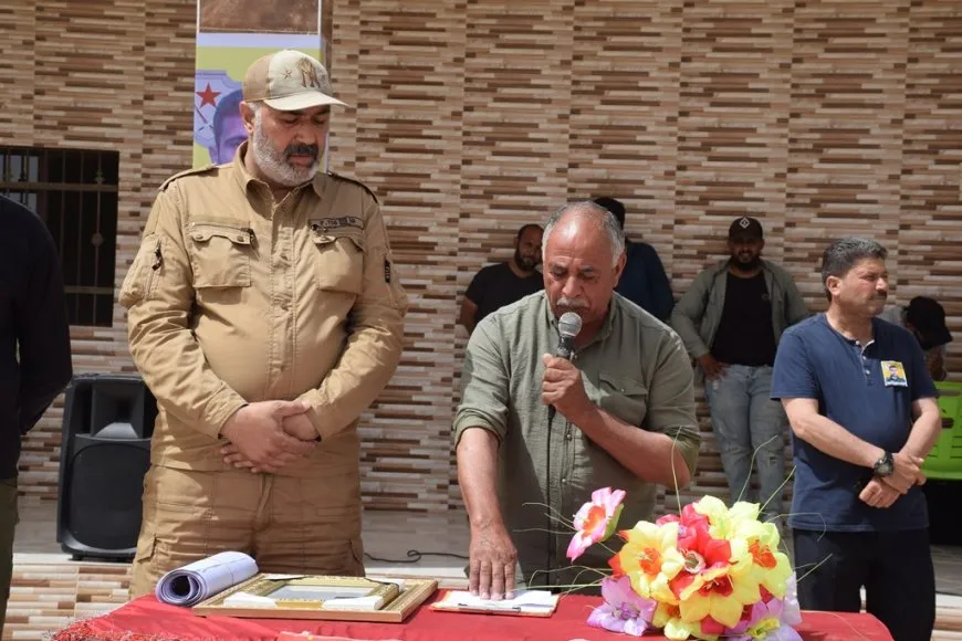 تشييع مقاتل لوحدات الحماية الذاتية في الشدادي