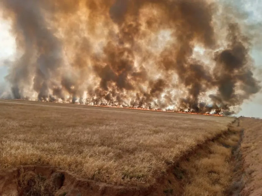 Tal Tamr emergency prevents mercenary fire from reaching the area