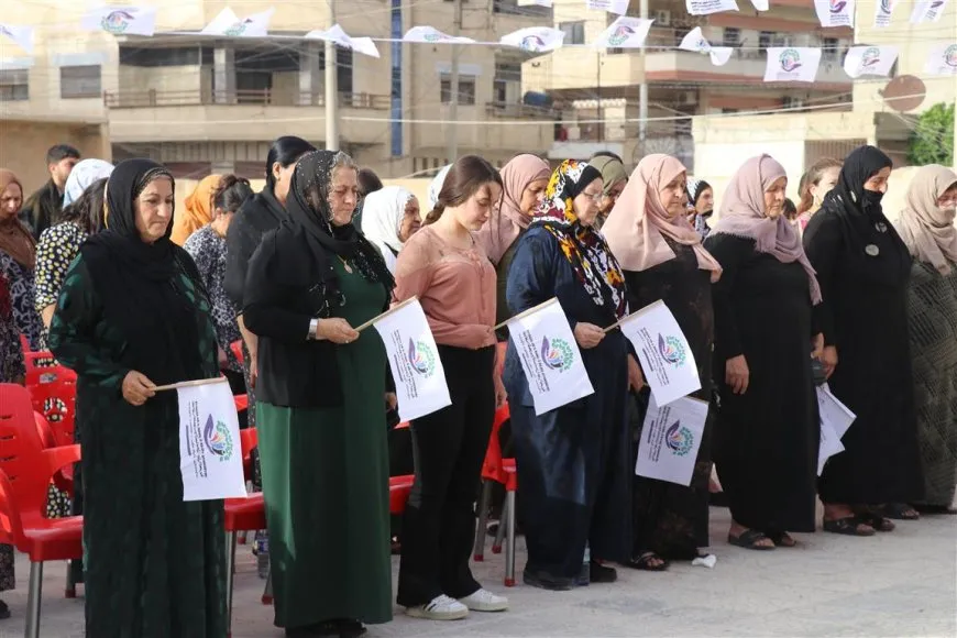 لقاء جماهيري لمرشحي "تحالف الشعوب والنساء من أجل الحرية" في قامشلو