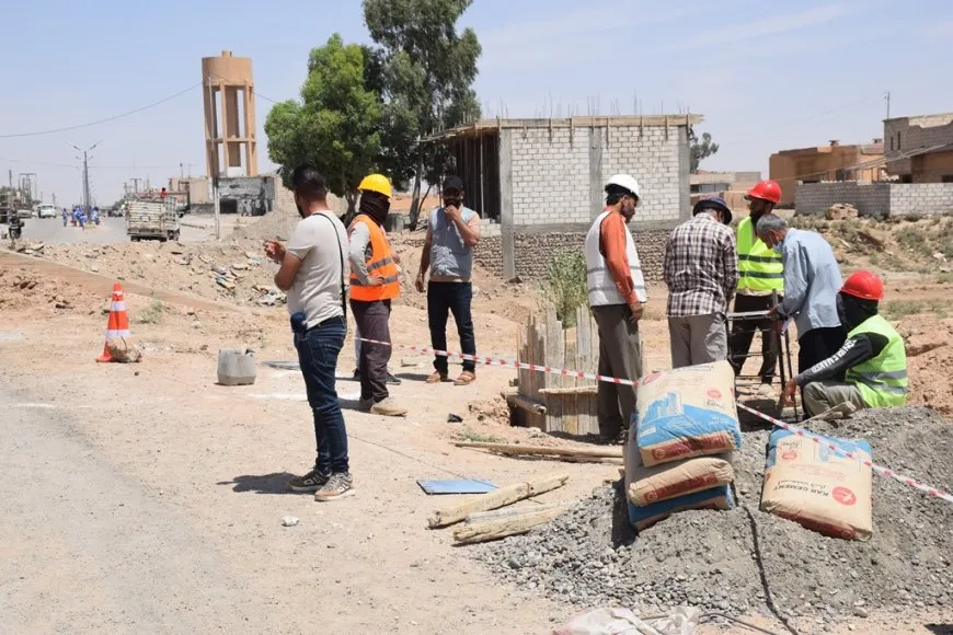 العمل على إنارة المدخل الجنوبي للشدادي
