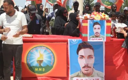 تشييع جثمان عضو قوى الأمن الداخلي رائد النزال إلى مثواه الأخير