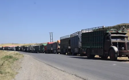 بدء استلام القمح في مدينة ديرك