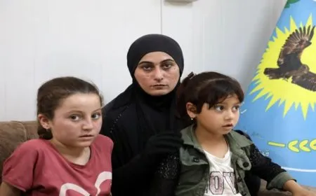 تخليص امرأة وطفلتين إيزيديات مختطفات من مخيم الهول