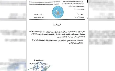 المفوضية العليا للانتخابات توضح إمكانية عودة المرشحين لمؤسساتهم بعد تأجيلها