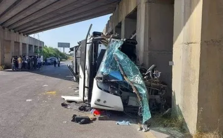 فقدان 5 أشخاص لحياتهم وإصابة 22 آخرين بحادث سير على طريق اللاذقية
