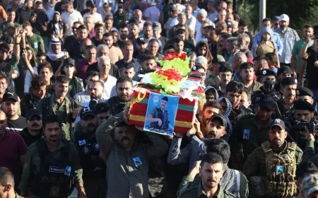 من مراسم الشهيد سليمان: لن نسمح لاي شخص بالعبث بسلامة وأمن الشعب