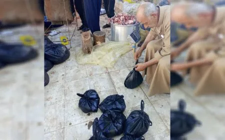 توزيع أضاحي العيد على 1150 أسرة 