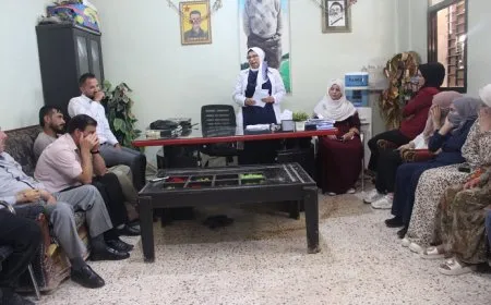 محاضرة لإثراء معلومات الأهالي في التعامل مع ضربة الشمس