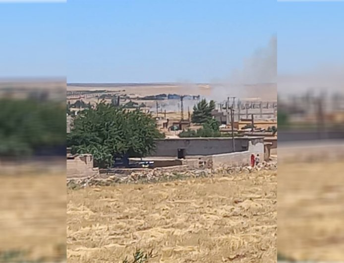 الاحتلال التركي يستهدف كوباني بمسيّرة انتحارية وقصف مدفعي