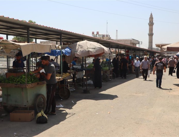 بلدية الشعب في قامشلو تفتتح سوقاً جديداً للخضروات