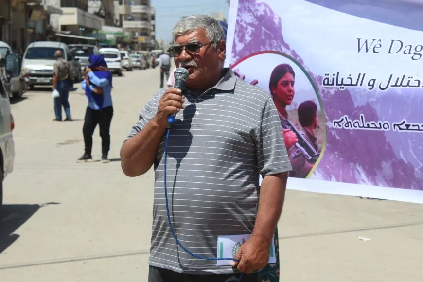 غضب شعبي اتجاه هجمات دولة الاحتلال التركي على إقليم شمال وشرق سوريا 