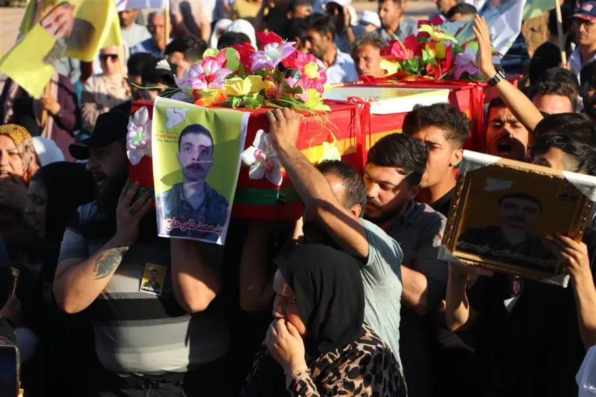 جثمان الشهيد محمد حاج سعيد يوارى الثرى في مزار الشهيد دجوار
