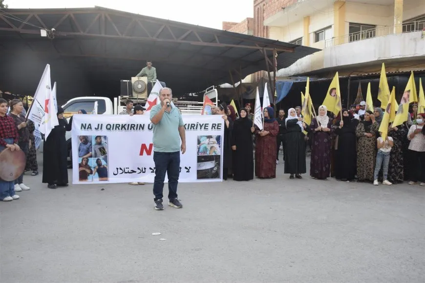 خلال مسيرات جماهيرية ... لن نقبل أن تكون أراضينا أهدافاً لأردوغان