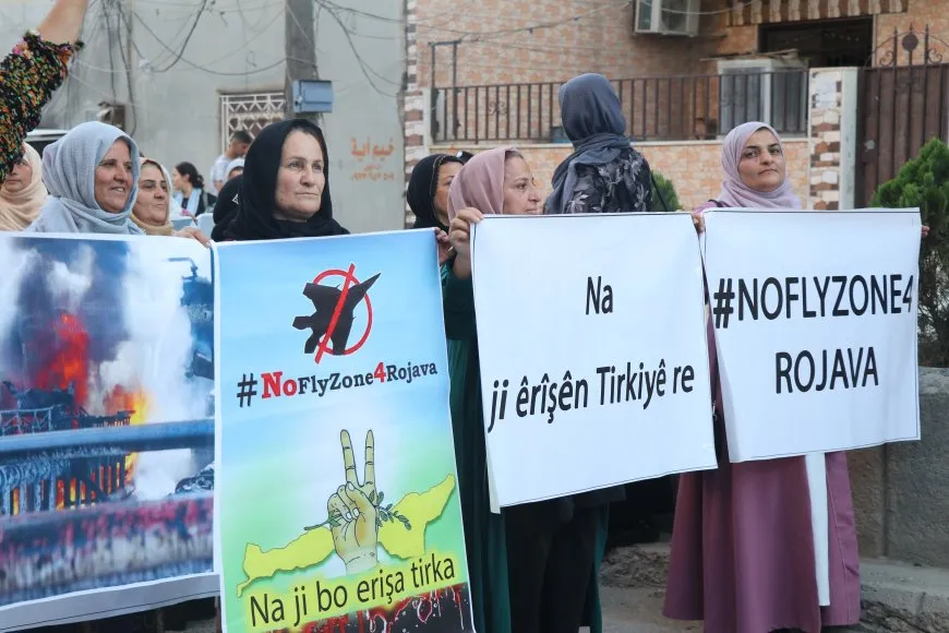 خلال مسيرات جماهيرية ... لن نقبل أن تكون أراضينا أهدافاً لأردوغان