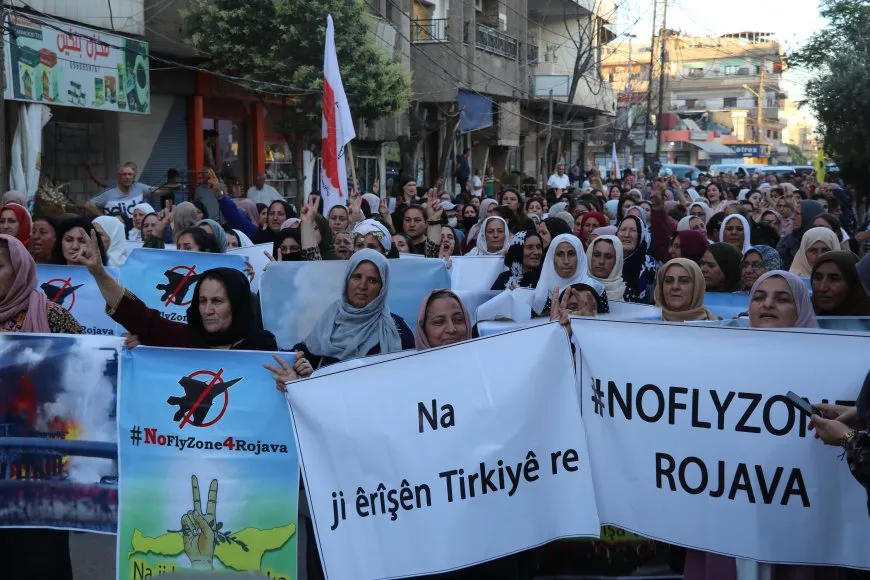 خلال مسيرات جماهيرية ... لن نقبل أن تكون أراضينا أهدافاً لأردوغان