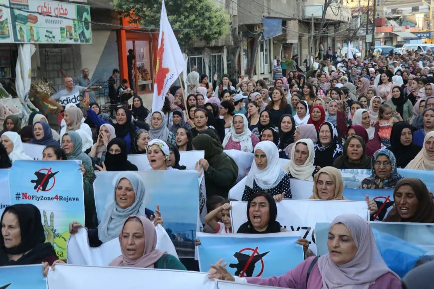 خلال مسيرات جماهيرية ... لن نقبل أن تكون أراضينا أهدافاً لأردوغان