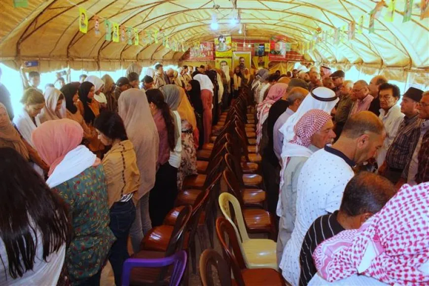 تقديم واجب العزاء لذوي مقاتل قسد بوطان سري كانيه