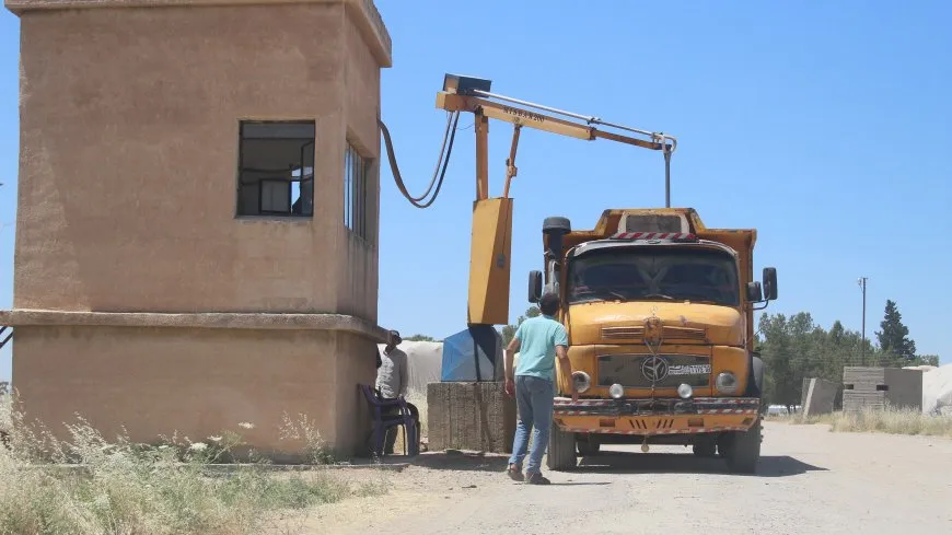 مزارعو عامودا يورّدون محصول القمح لمراكز استلامها