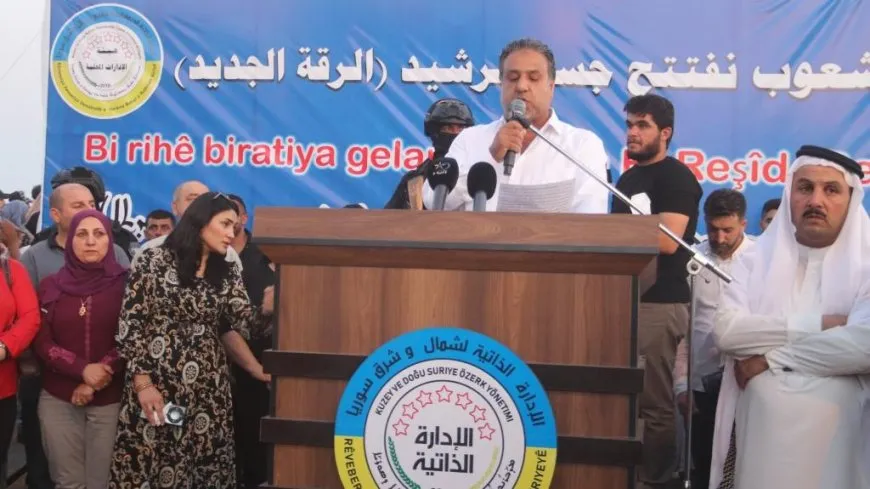 افتتاح جسر الرقة الجديد