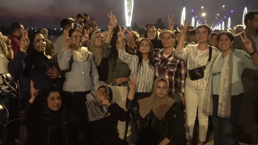 افتتاح جسر الرقة الجديد