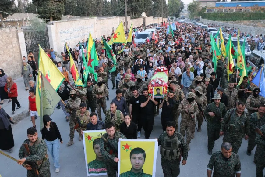 استقبال جثمان شهيد مقاومة الكرامة فدكار ريدور في حلب