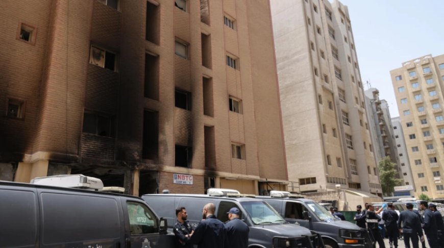 مصرع أكثر من 49 شخصا في حريق شب بمبنى يؤوي نحو 200 عامل بالكويت