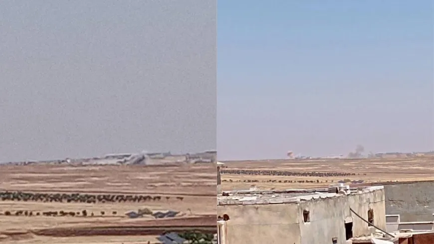 occupation army bombs countryside of al-Shahba, Afrin