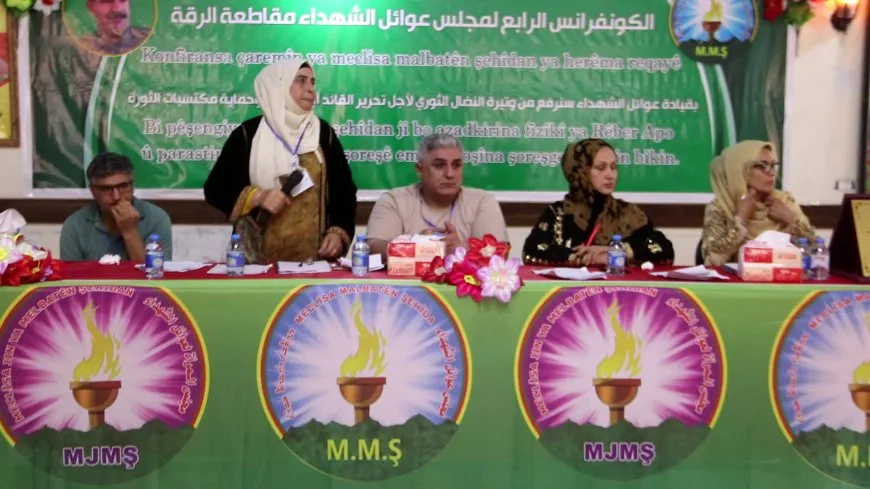 انعقاد الكونفرانس الرابع لمجلس عوائل الشهداء في مقاطعة الرقة 