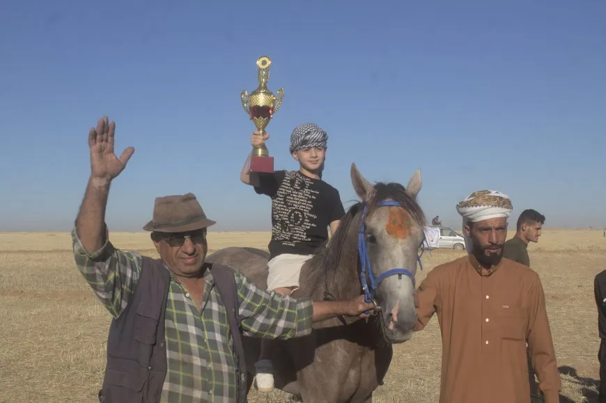 سباق للخيول الأصيلة في تل حميس