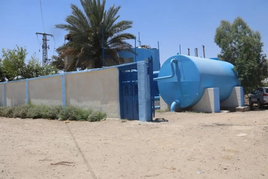 ثالث محطة للمياه في دير الزور تدخل الخدمة