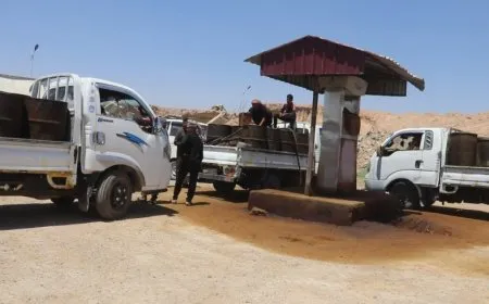 توزيع الدفعة الأولى من المازوت للموسم الزراعي الصيفي بدير الزور